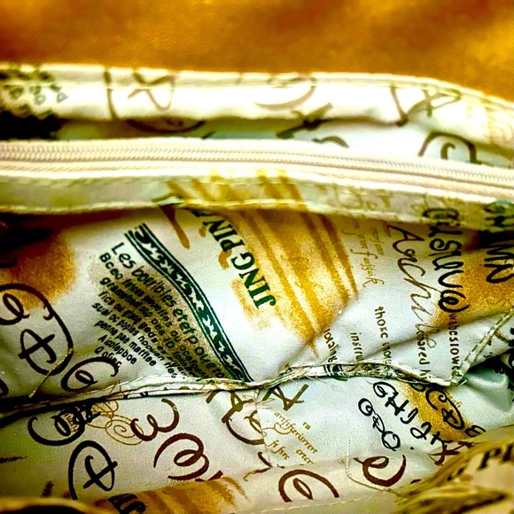 Jing Pin Pi Ju Quilted Metallic Bag Gold Chain Strap and Detachable Strap EUC - Picture 7 of 7